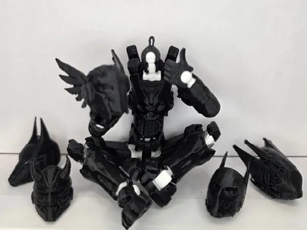 Lot de 5 têtes personnalisées pour figurine Dummy 13