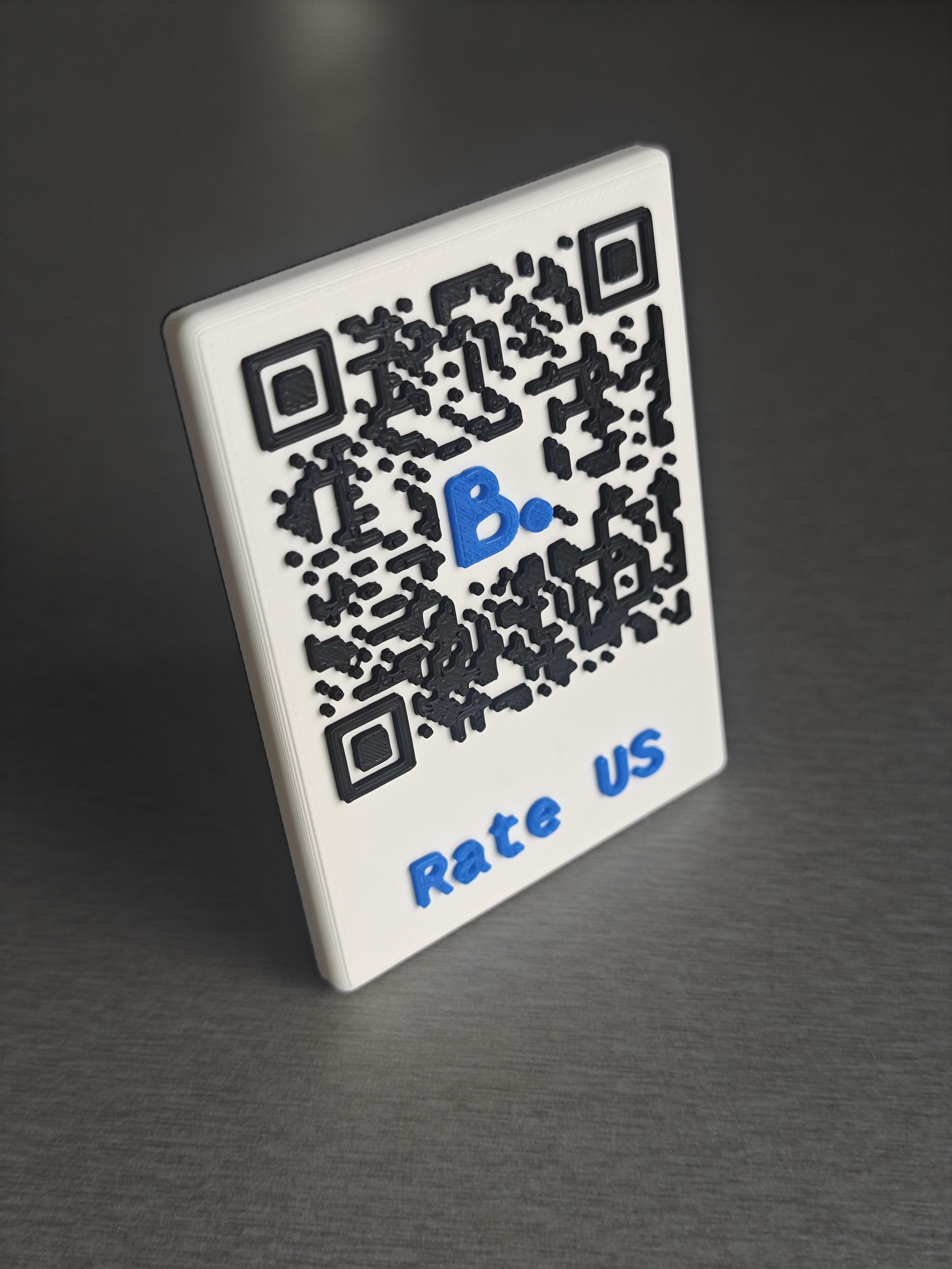 Miniatura 2 do modelo 3D Parametric Booking.com QR Code Feedback Stand