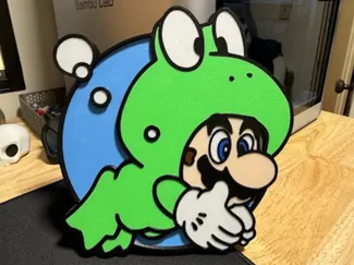 Mario Frog Suit Mario Decor Wall Art No AMS