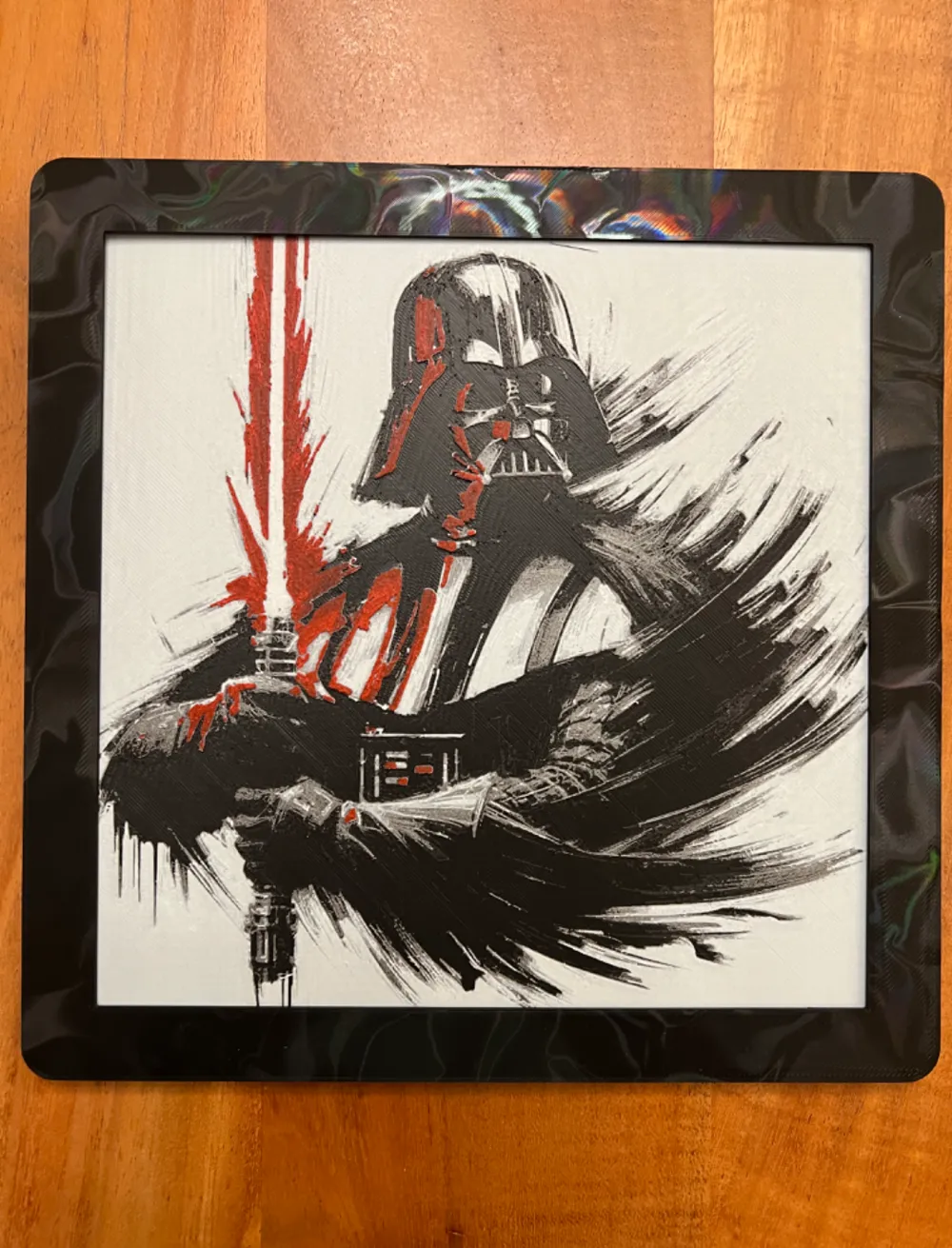 Darth Vader with Red Lightsaber