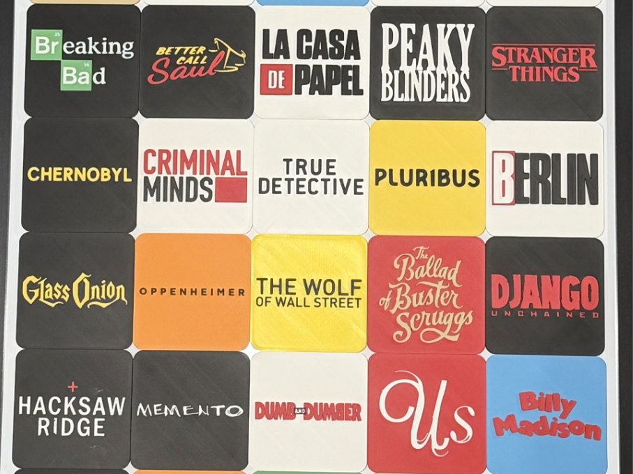 Top Movies and Shows of All Time Magnets (Part 2)