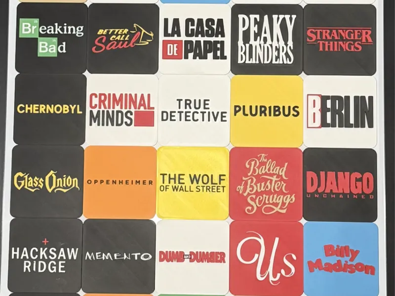 Top Movies and Shows of All Time Magnets (Part 2)