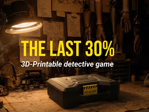 Estante o repisa: The Last 30% Detective Game — referencia de MakerWorld