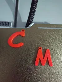Porte-clés lettre alphabet — photo 3