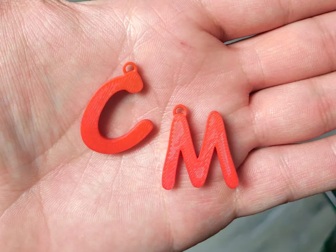 Porte-clés lettre alphabet