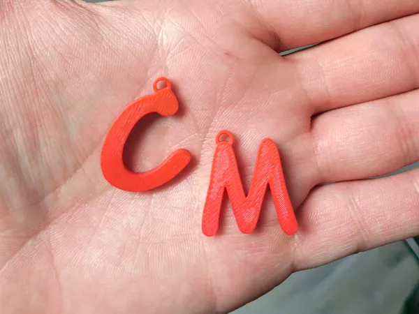 Porte-clés lettre alphabet