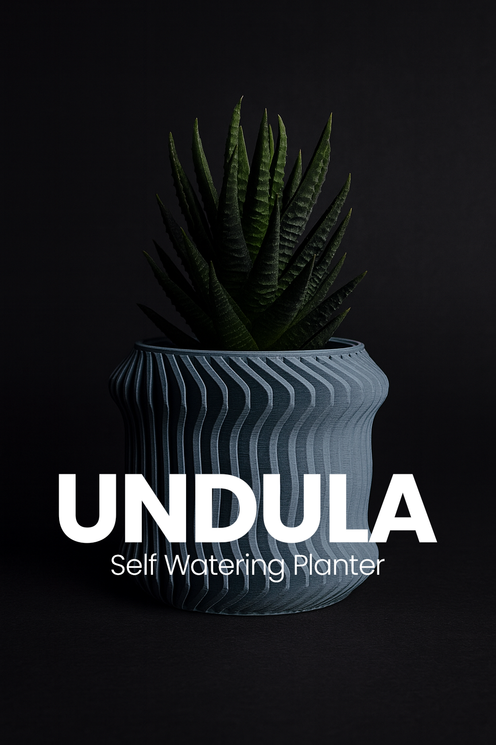 Miniatura 2 do modelo 3D UNDULA Self Watering Planter