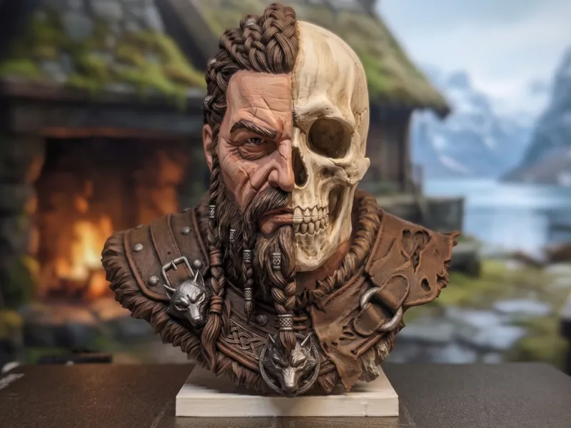 Sigurd the Split-Soul – A Viking Bust
