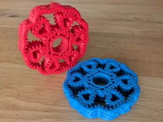 Planetary Fidget Spinner - Heart