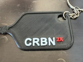 CRBN Paddle Keychain
