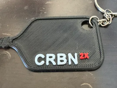 CRBN Paddle Keychain