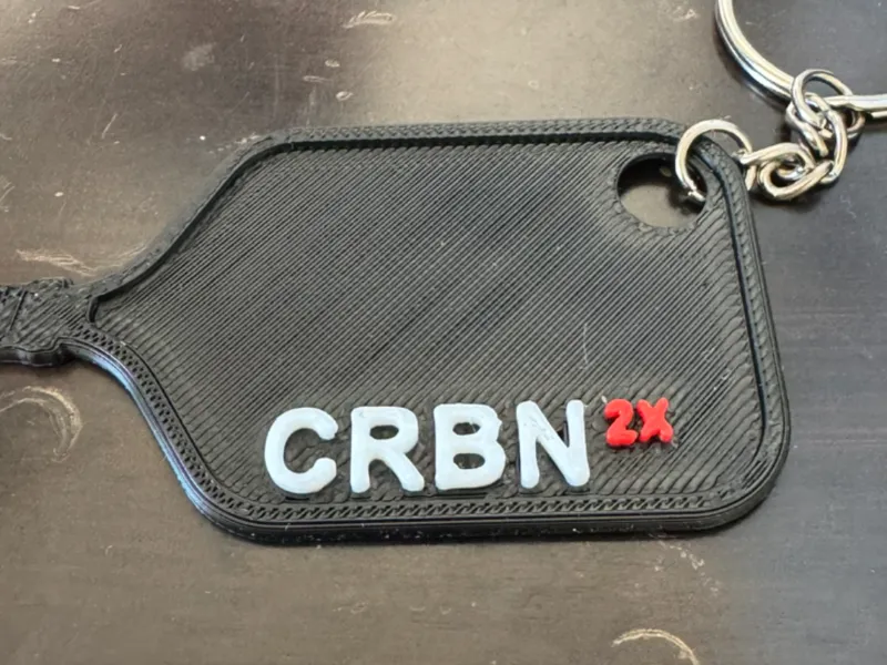 CRBN Paddle Keychain