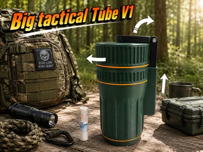 The Tube V1 | Flip Lid Container