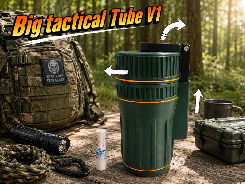 The Tube V1 | Flip Lid Container
