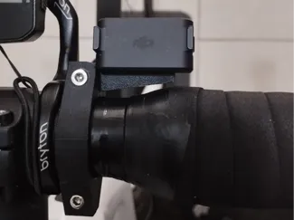 bicycle handlebar mount for DJI camera