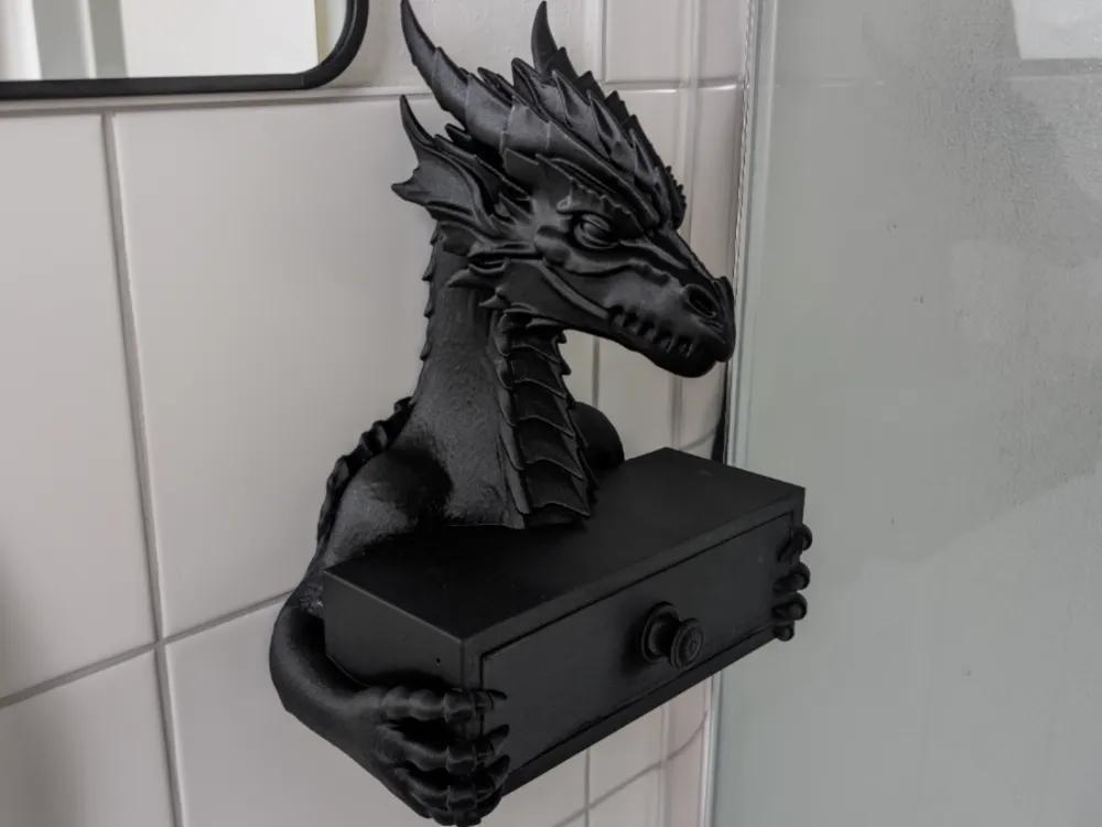 Caja o estuche: Drachenwächter – Aufbewahrungsbox mit Schublade. Referencia del modelo original.