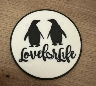 Pingiun Coaster / Love for Life