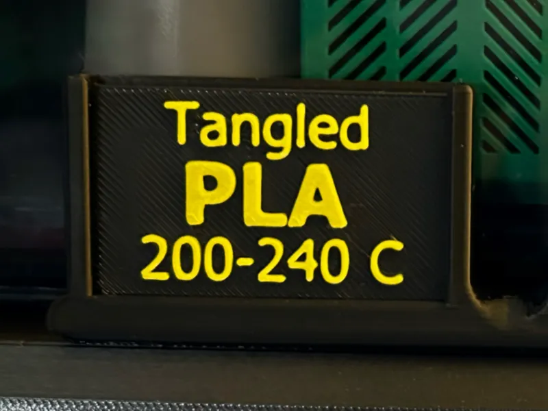AMS Filament Identification Label System