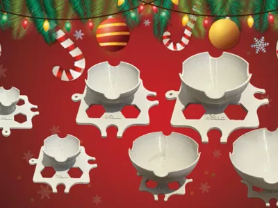 Christmas Tree Ball Laser Jig