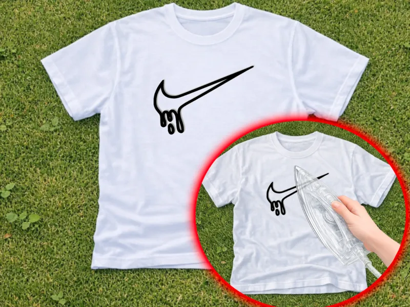 Stampa su maglietta - logo nike swoosh drip