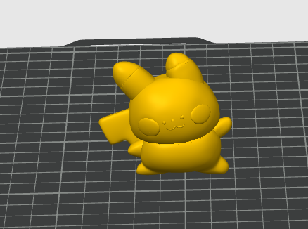 Miniatura 3 do modelo 3D Pokemon 小鼻嘎宝可梦 皮卡丘&浅浅丘多色一体打印