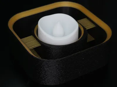 Stratum Noir – Modern Tealight Holder - Set