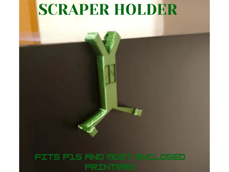 Scraper holder.