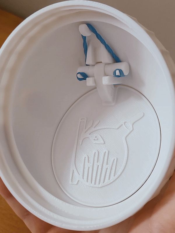 Garbage Lid for Protein Container