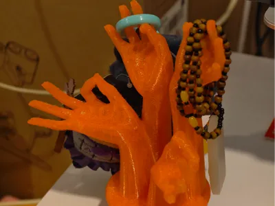 Buddha's Hand Keychain Holder