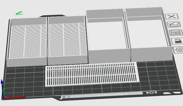Miniatura 2 do modelo 3D 米桶氯化钙干燥剂双层盒子（防漏水）