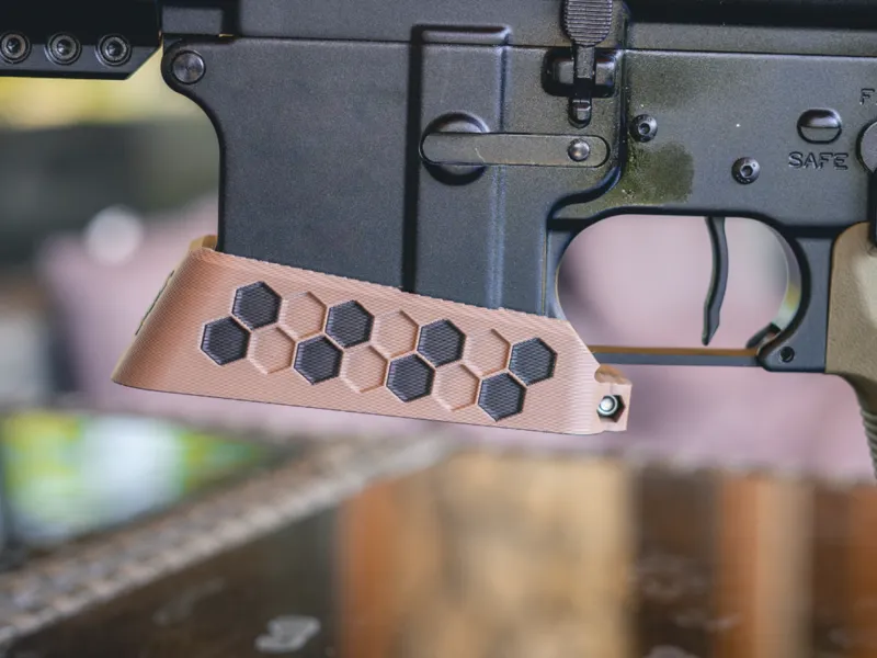 AR15 Honeycomb and Smooth Magwell Grip