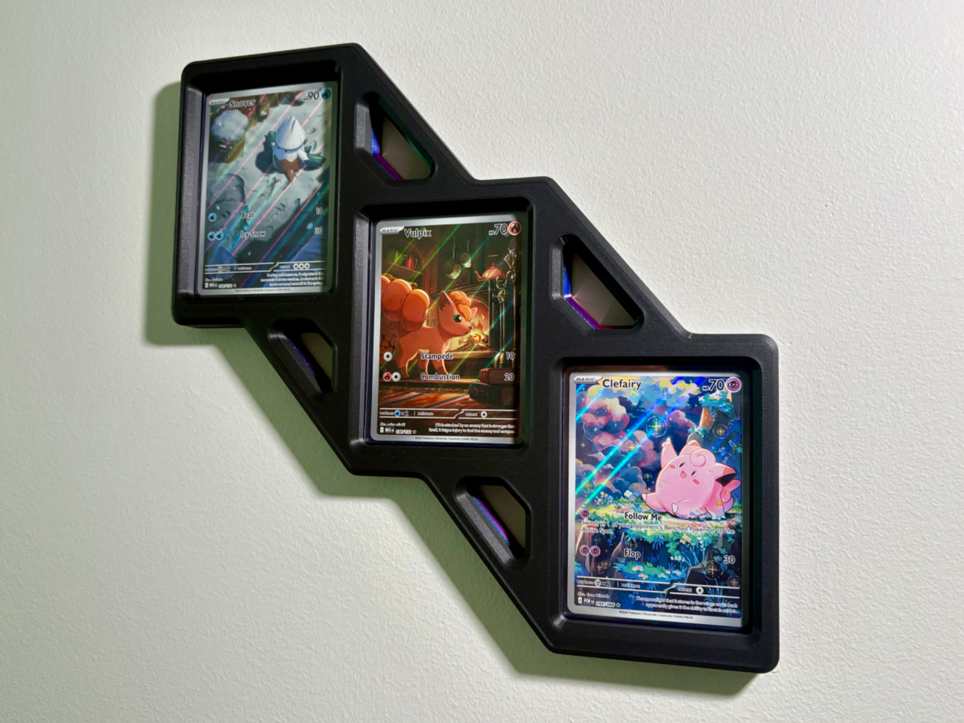 Magnetic Triple Card Wall Display Frame