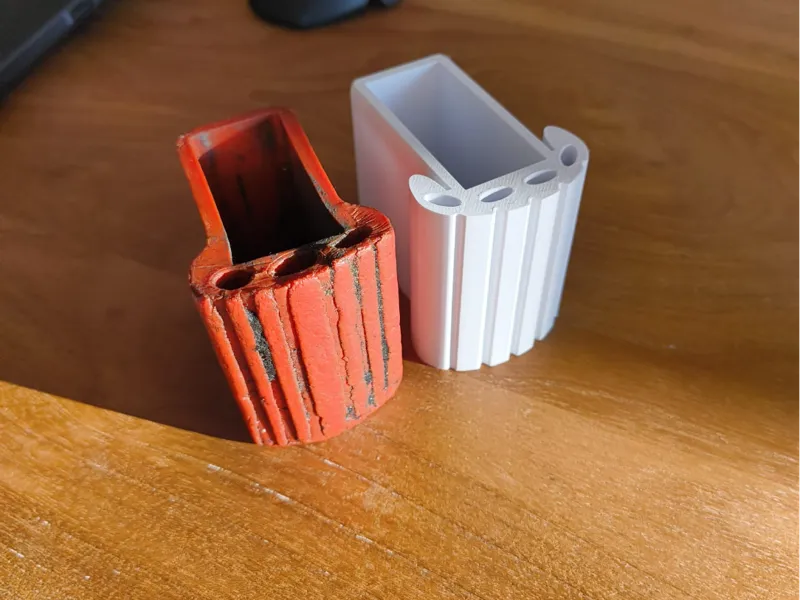 Rubber feet for ladder