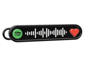 Spotify keychain / Porte clé spotify "You&Me"