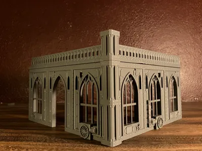 Gothic Storefront Intact Wargame Terrain Type 2