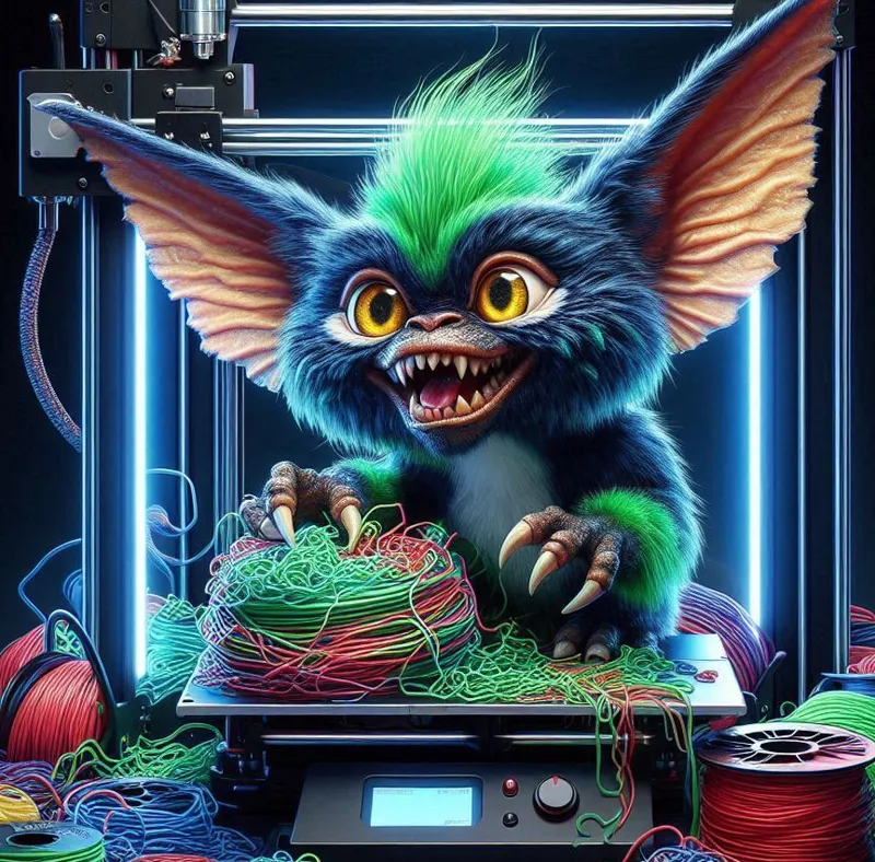 Gremlin destroying print