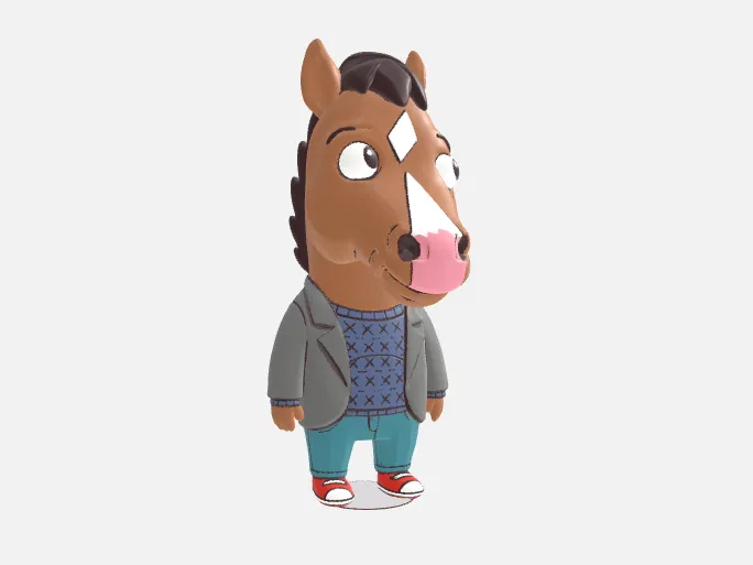 Bojack Horseman chibi style