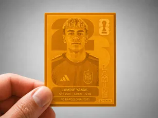 Figurita 3D de Lamine Yamal (Album Panini 2026)