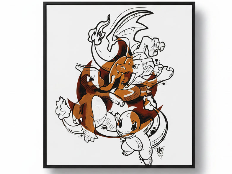 Pokemon Charmander Evolution Line 200x200
