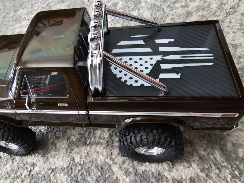 TRX4m Tonneau Punisher-Like American Flag
