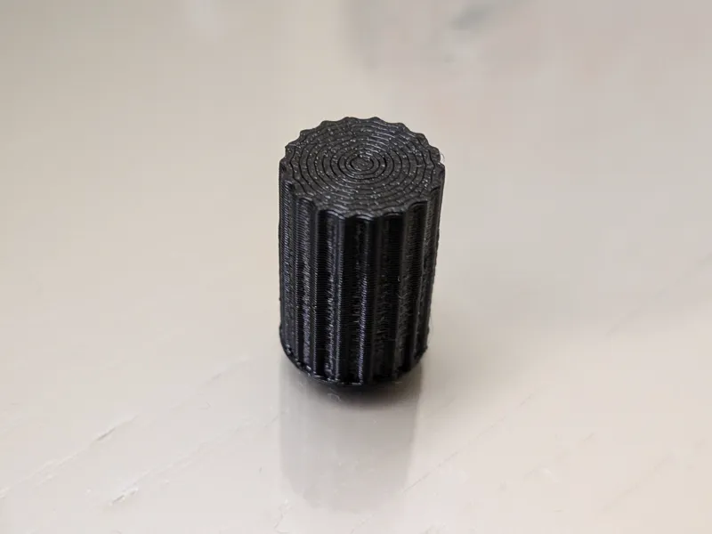 Schrader cap extra long 15mm (Parametric Model)
