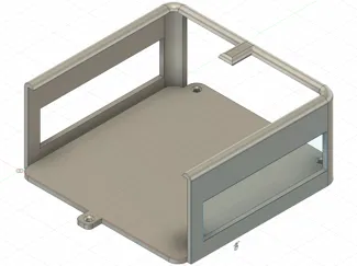 Vertical cradle mount for Intel NUC5i5RYH