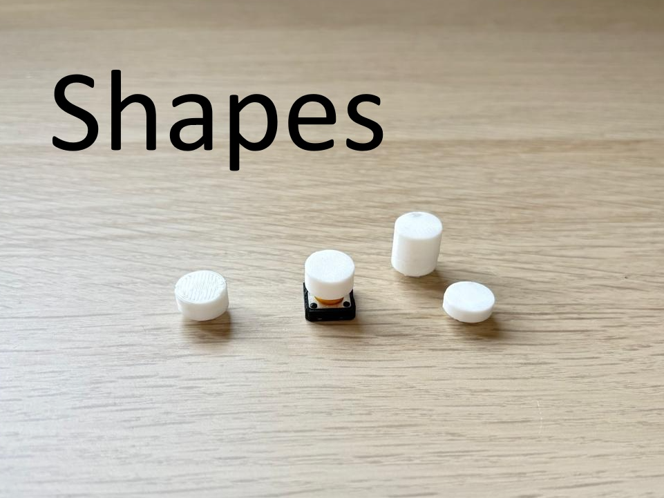 Arduino 4-Pin Button Caps – Shape Set