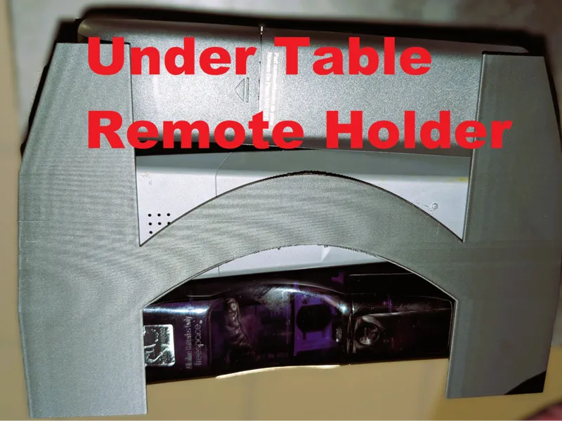 Under Table Remote Holder