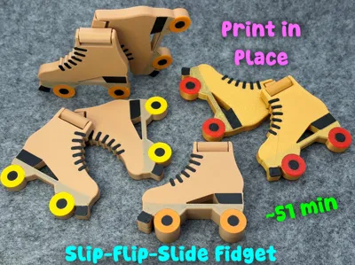 Roller Skate Retro Slider + Flip Fidget (~51 mins)