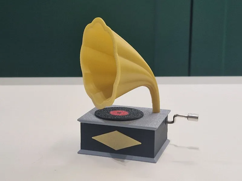 Elegant Gramophone Music Box Winding Kit K015