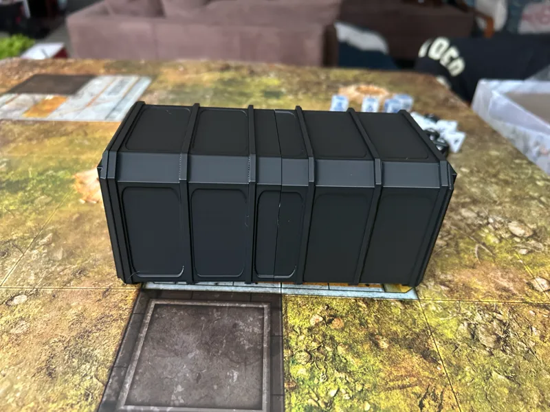 Sci-fi container. 3x3 inches for Halo Flashpoint