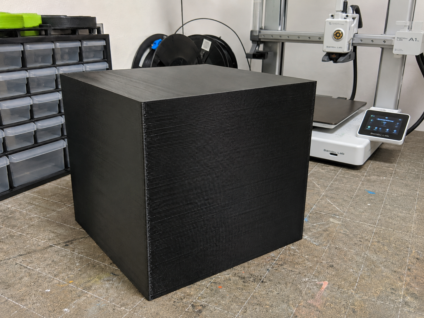 Print challenge! The Largest, heaviest cube ever.