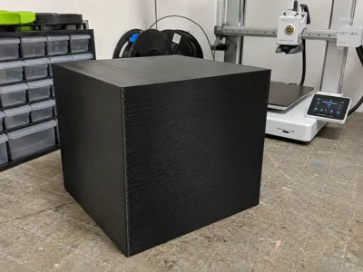 Print challenge! The Largest, heaviest cube ever.