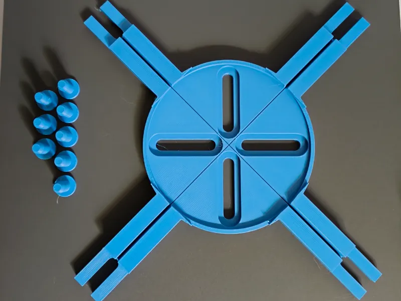 Universal 100mm coaster jig for laser engraving